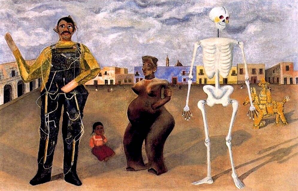 Four Inhabitants of Mexico, 1938 by Frida Kahlo