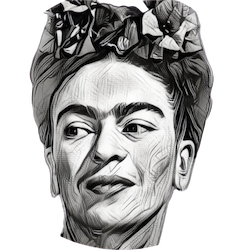 Viva la vida - Frida Kahlo | Art Board Print