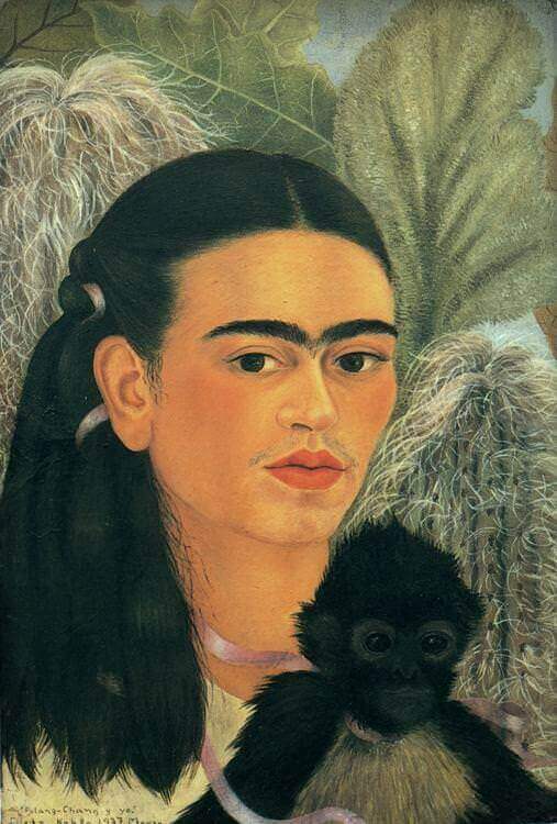 Fulang Chang and I, 1937 by Frida Kahlo