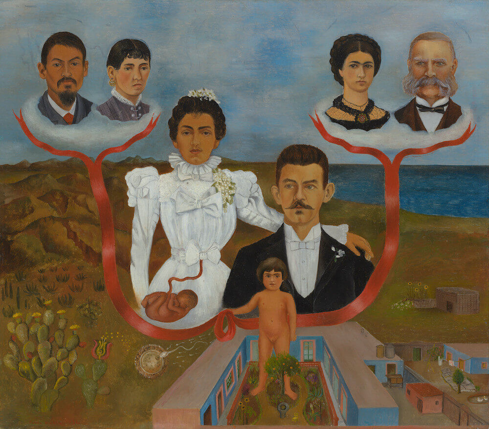 My Grandparents, My Parents, and Me, 1936 by Frida Kahlo
