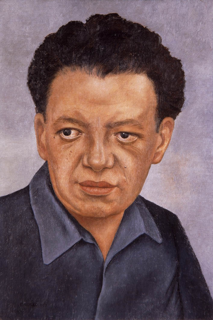 Portrait of Diego Rivera - by Frida Kahlo