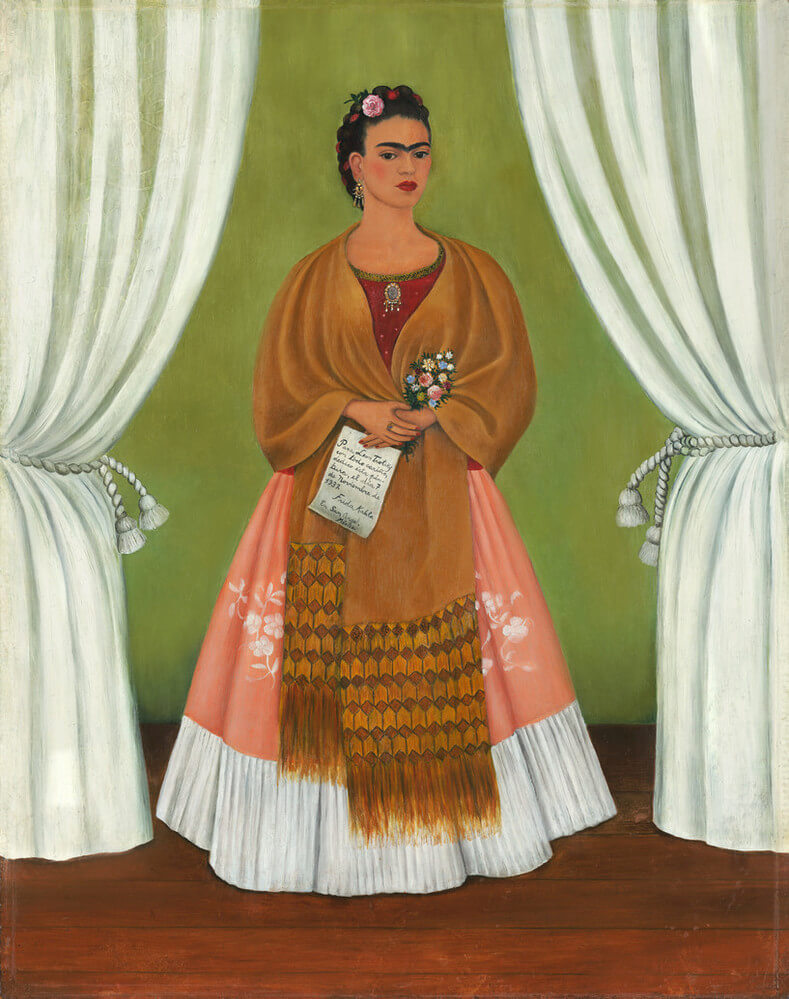 Self-Portrait Dedicated to Leon Trotsky, 1937 - by Frida Kahlo