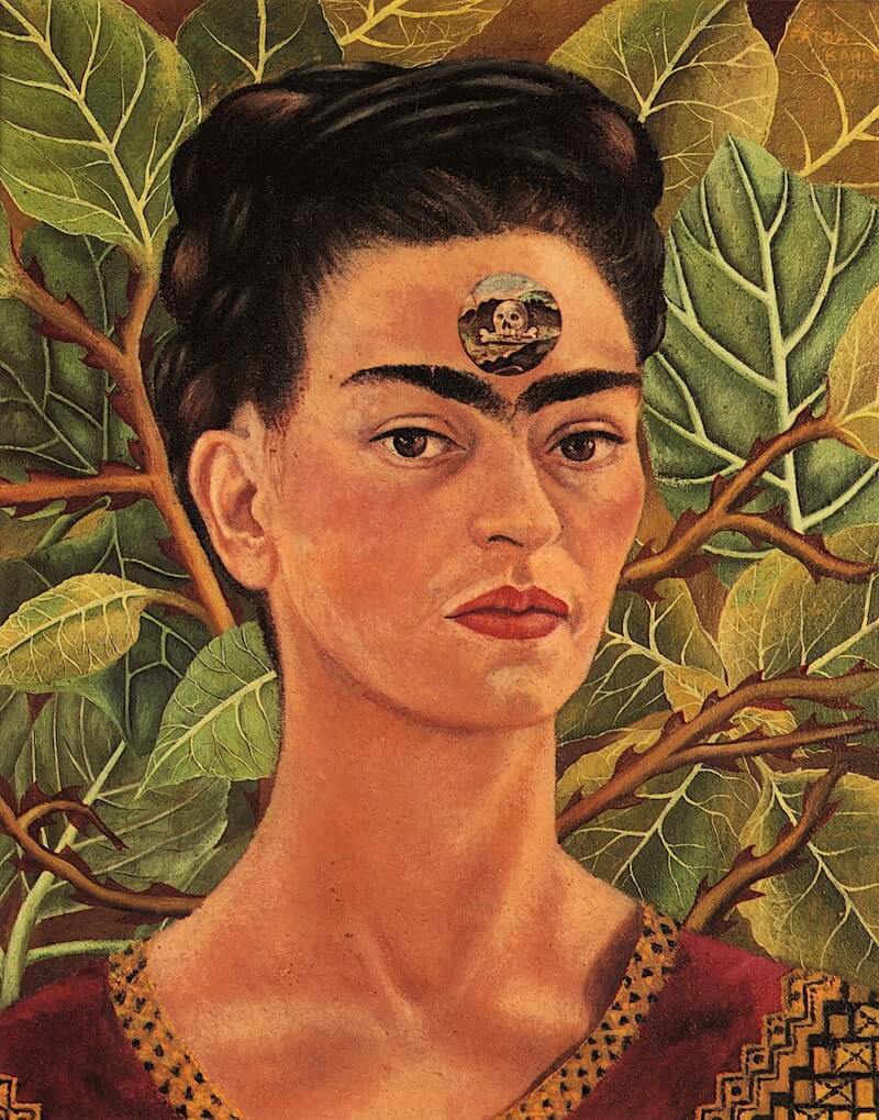 Thinking about Death - by Frida Kahlo