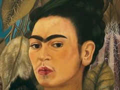 Self Portrait with a Monkey by Frida Kahlo