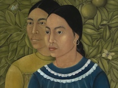 Mujeres (Salvadora y Herminia) by Frida Kahlo